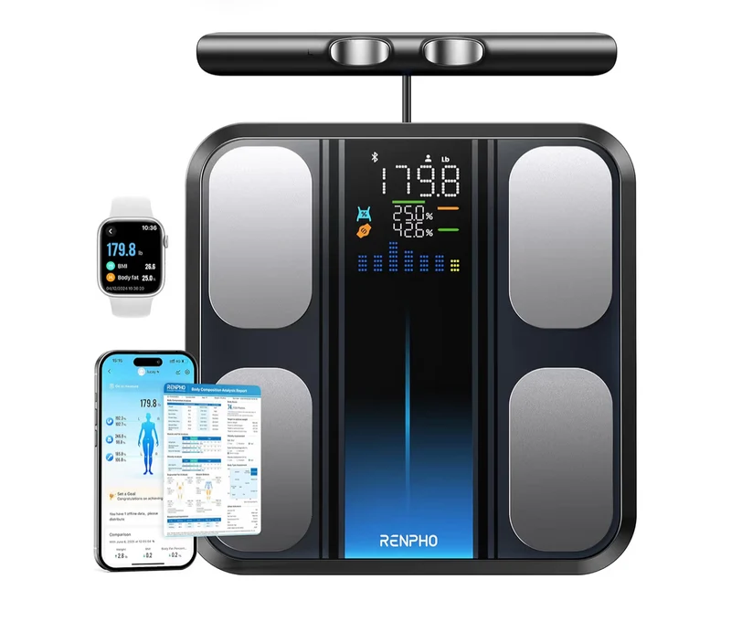 Smart Scale for Body Weight, FSA&HSA Eligible, 8-Electrode Digital with BMI Body Fat Muscle Mass, Body Composition Analyzer