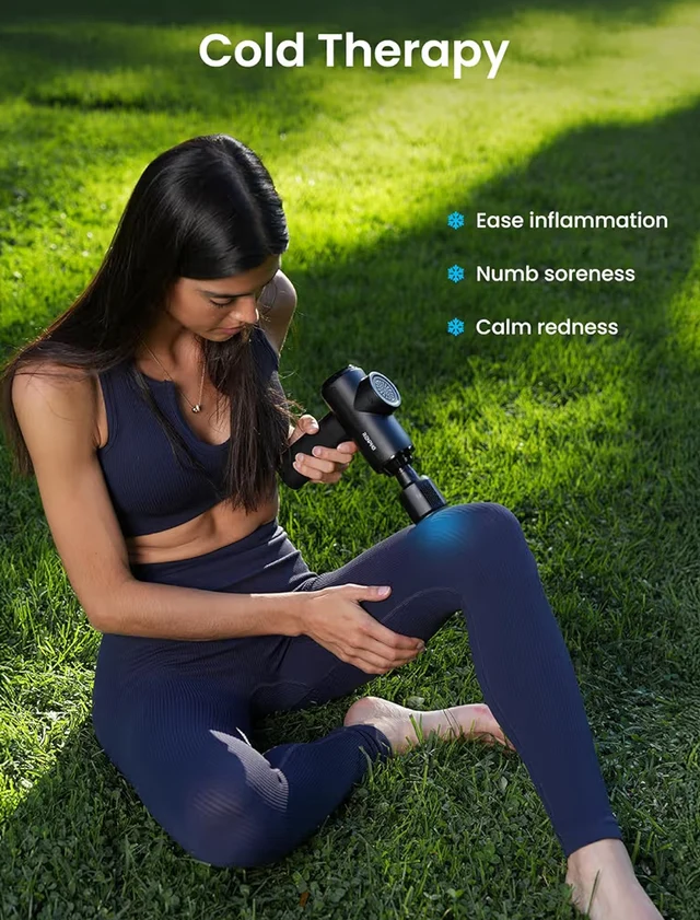 Active Thermacool 2 Massage Gun w/ Heat and Cold Percussion Deep Tissue Handheld Neck Massager