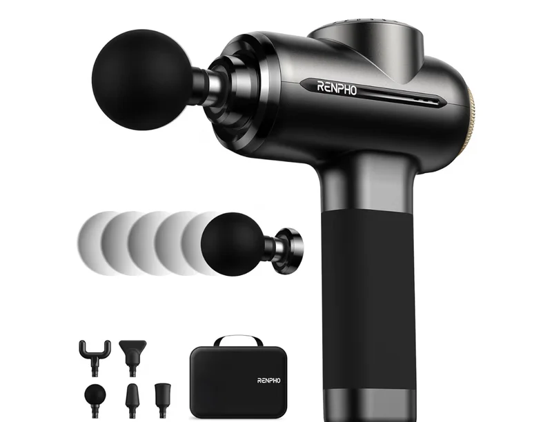 Active Evo - Massage Gun, Deep Tissue Back Massage with 8-12mm Adjustable Amplitude Heavy-Duty