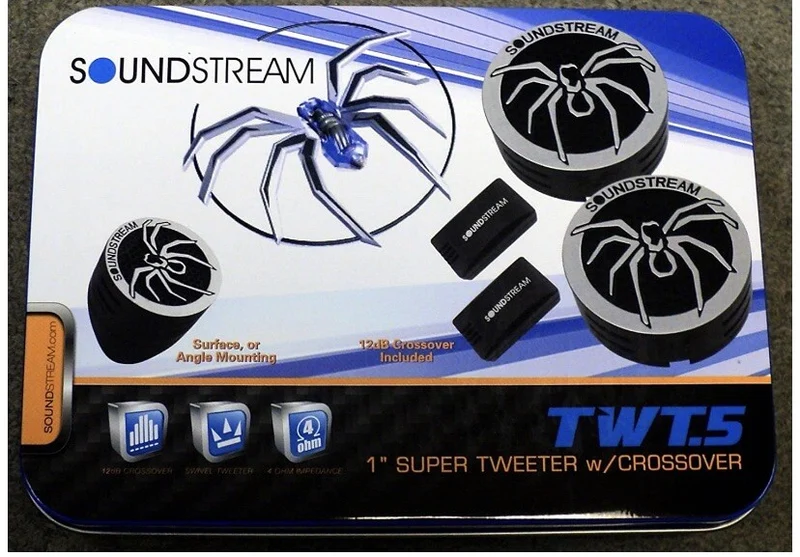 1 SET SOUNDSTREAM TWT.5 1-INCH TWT SERIES PEI DOME LOUD TWEETERS I BRAND NEW