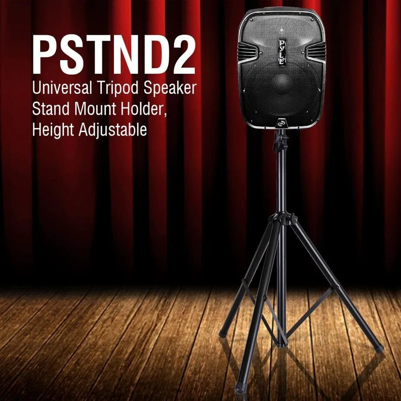 Universal Speaker Stand Mount Holder Heavy Duty Tripod w Adjustable 40”-71" NEW