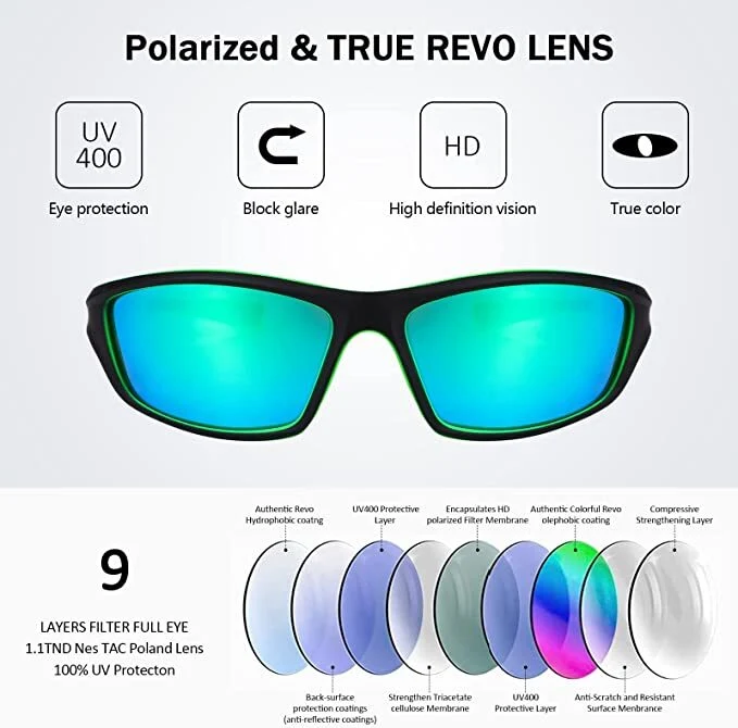 4 Pairs Unisex Polarized Sunglasses UV Protection Sports Driving Glasses Sports