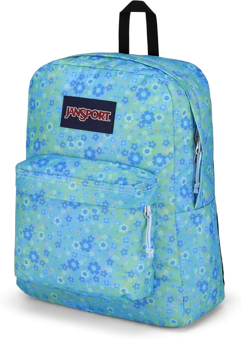 JanSport SuperBreak One Backpacks - Durable, Lightweight Bookbag with 1 Main Compartment, Front Utility Pocket with Built-in Organizer - Premium Backpack, Baby Blossom Blue