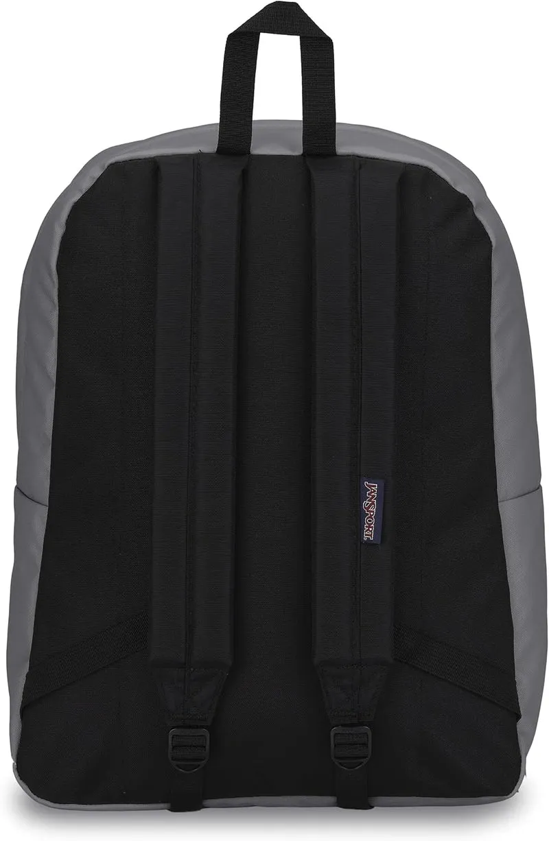 JanSport SuperBreak One Backpacks - Durable, Lightweight Bag with 1 Main Compartment, Front Utility Pocket with Built-in Organizer - Premium Backpack, Graphite Grey