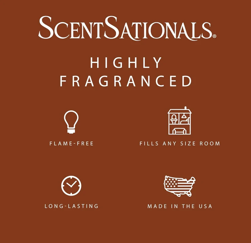 Scentsationals Wax Melts Strong Scent - Salted Caramel Buttercream - Long Lasting Scented Melts for Warmers, 10oz (Pack of 4)