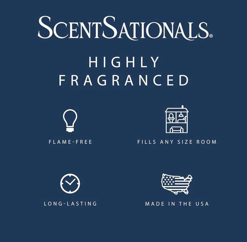 Scentsationals Wax Melts, Wax Cubes Strong Scent - Enchanted - Long Lasting Scented Melts for Warmer, 10oz (Pack of 4)