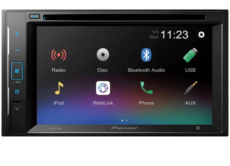 Pioneer Double DIN 6.2" CD/DVD AV Receiver w/ Mirroring Touchscreen,Bluetooth,13-Band Graphic EQ