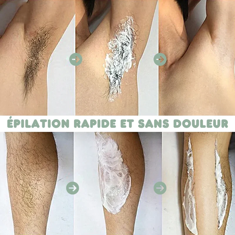 Crème dépilatoire sous la douche rapide & indolore + Spatule OFFERTE