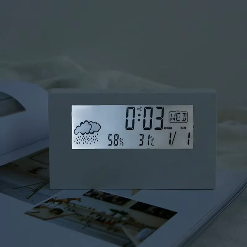 Horloge Électronique Météo - Design et Précision