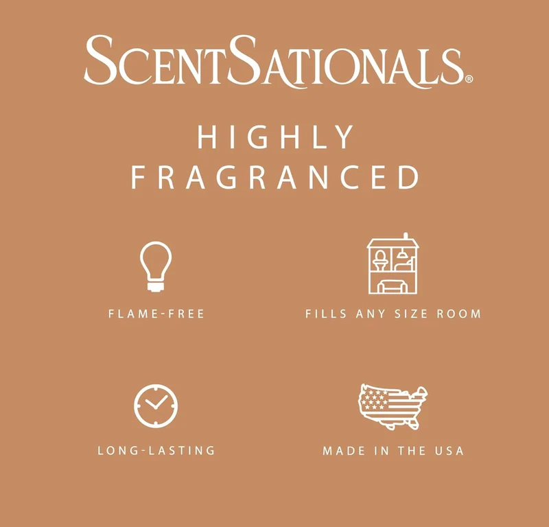 Scentsationals Wax Melts Strong Scent - No Place Like Home - Long Lasting Scented Melts for Warmers -10oz (PACK OF 4)