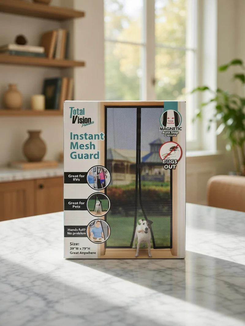 Total Vision Instant Mesh Guard Door Screen