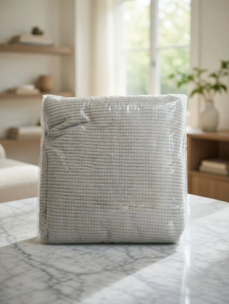 Futon Slipcover Stretch Silver - Gray