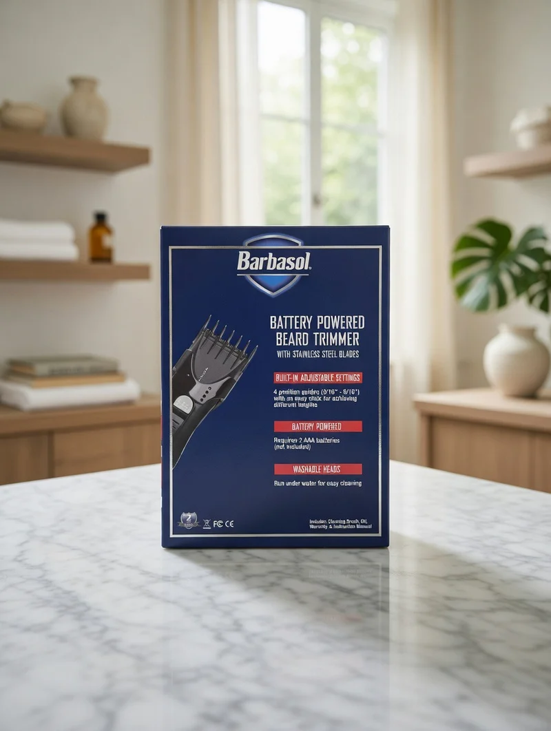 Barbasol Beard Trimmer Stainless Steel