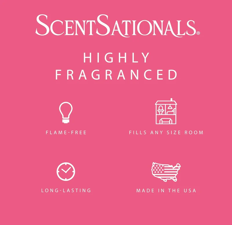 Scentsationals Wax Melts, Wax Cubes Strong Scent - Fine Fragrance Collection 2 Hello Gorgeous - 10oz (PACK OF 4)
