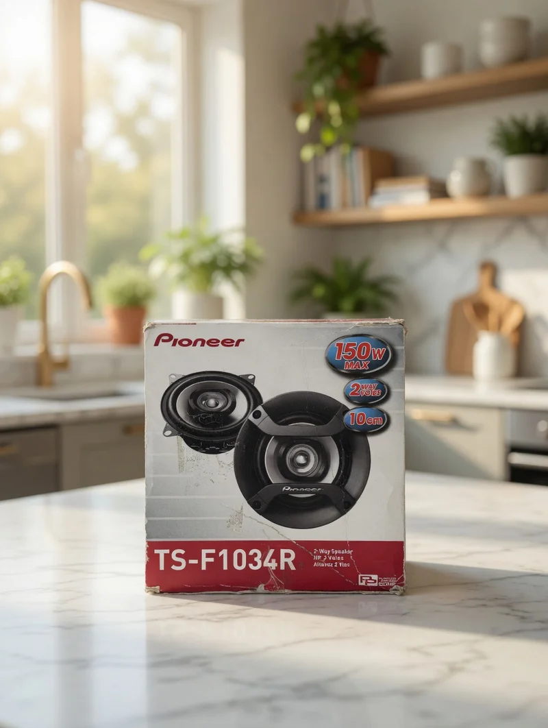 Pioneer TS-F1034R 4 inches (10cm) 2-Way Coaxial Car Speakers - PAIR