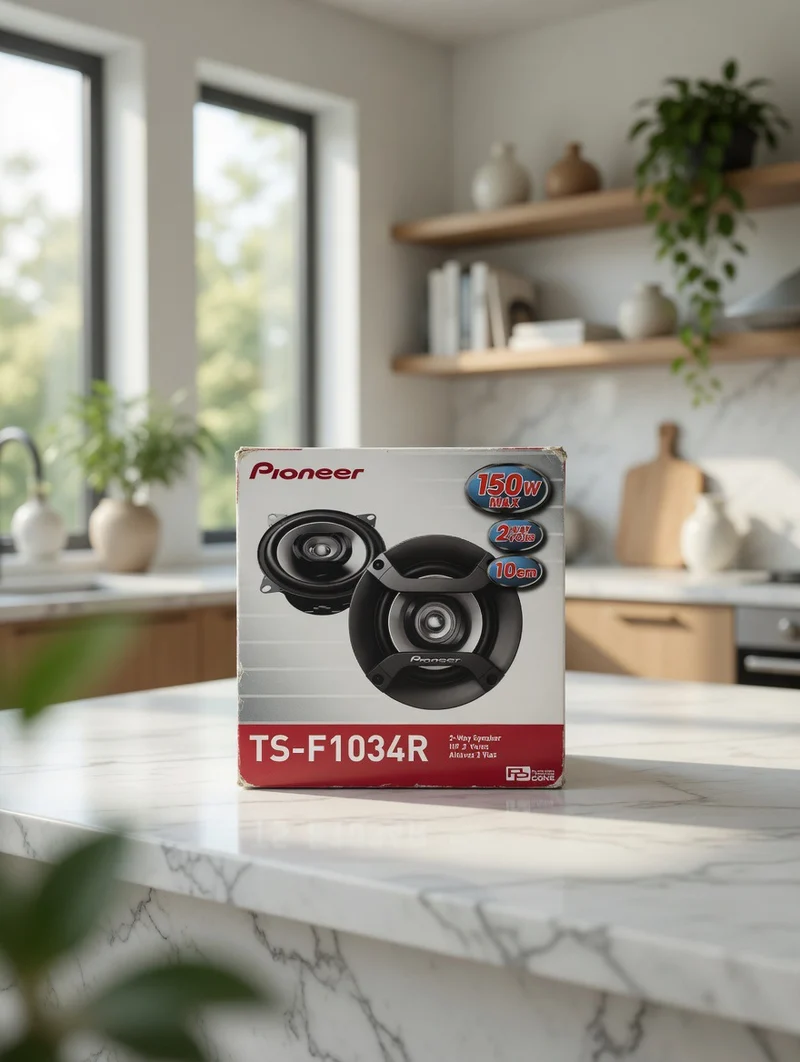 Pioneer TS-F1034R 4 inches (10cm) 2-Way Coaxial Car Speakers - PAIR