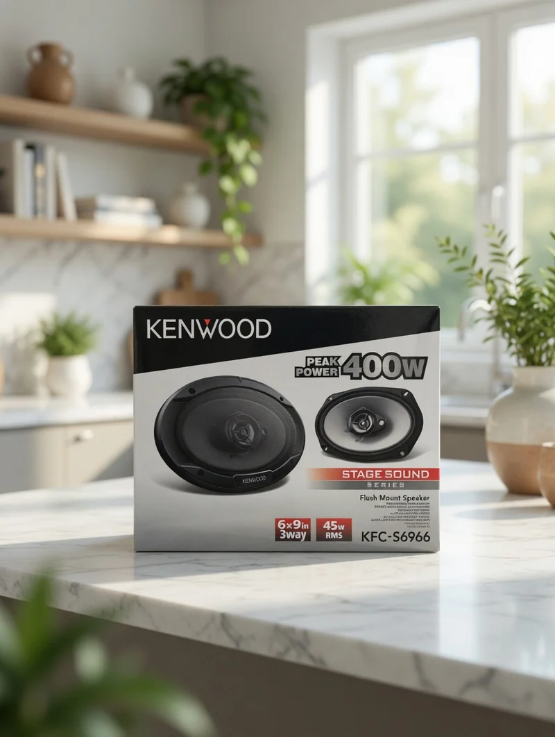 Kenwood KFC-S6966 6x9” 3-Way Flush Mount Car Speakers