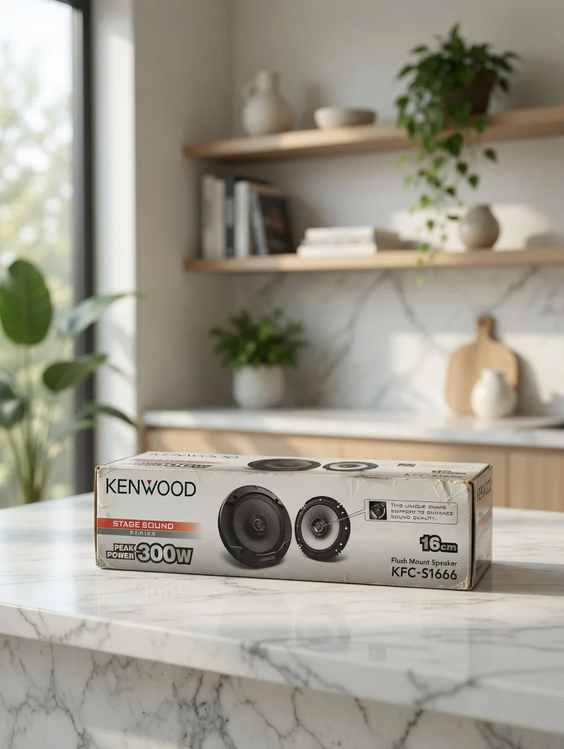 Kenwood KFC-S1666 16cm 300W 2-Way Flush Mount Car Speakers