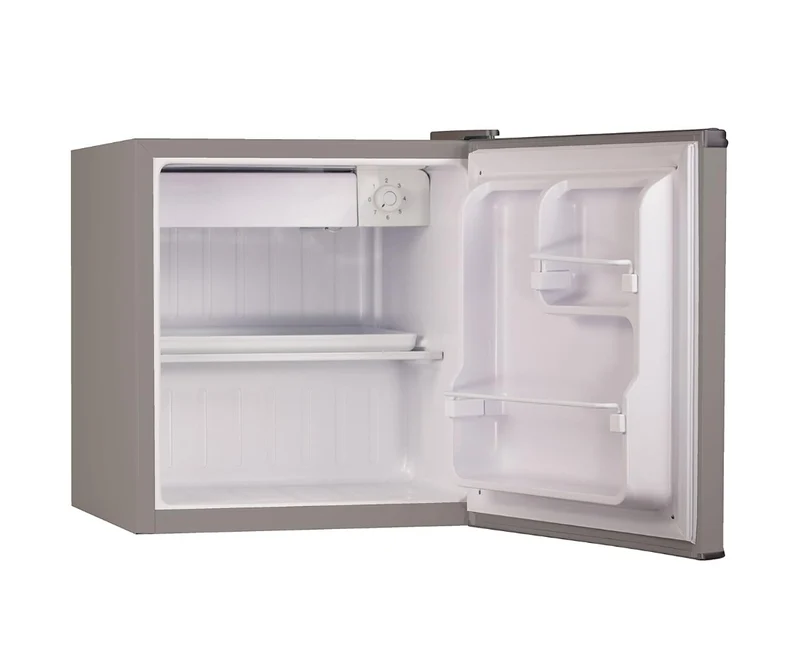 BLACK+DECKER BCRK17V Compact Refrigerator Energy Star Single Door Mini Fridge with Freezer, 1.7 Cubic Ft., VCM, Silver
