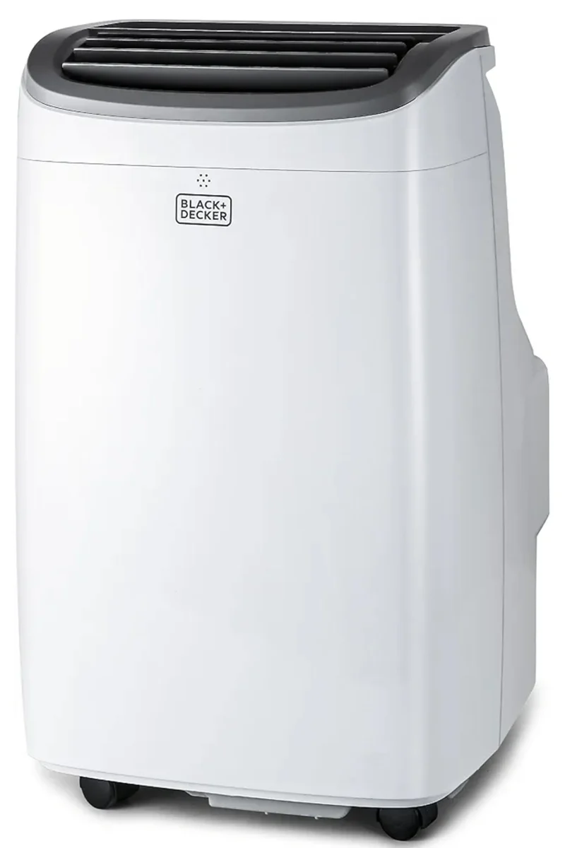 BLACK+DECKER 8,000 BTU Portable Air Conditioner for Rooms up to 350 Sq. with Remote Control, White