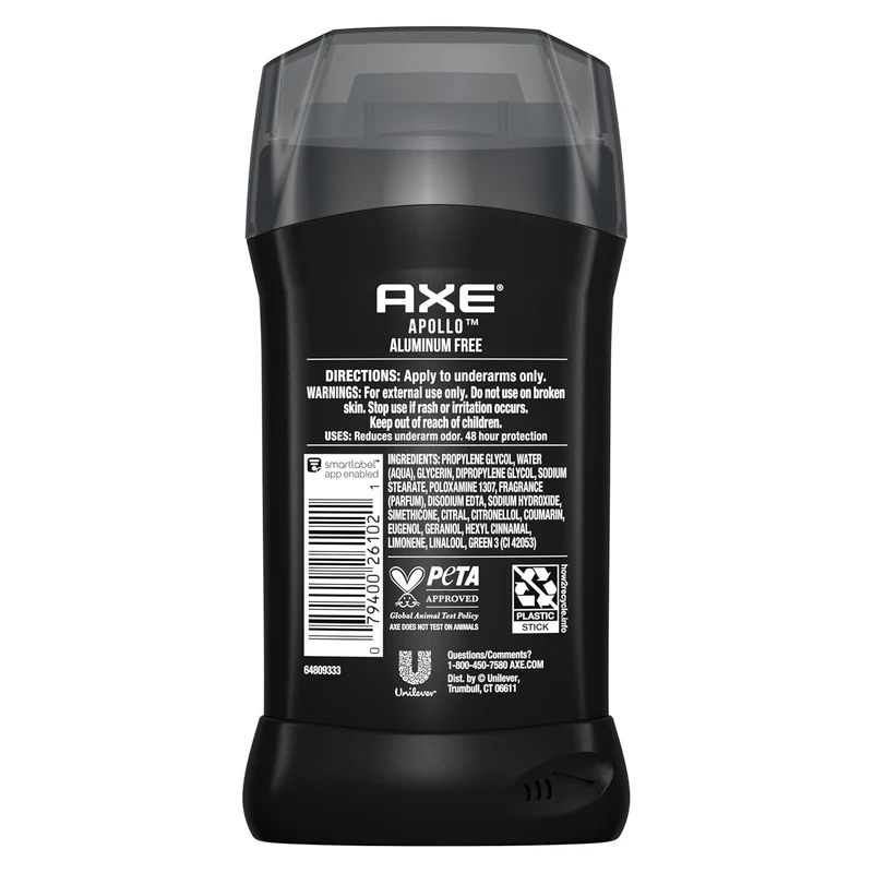 AXE Aluminum Free Deodorant Stick Sage & Cedarwood For Long Lasting Odor Protection Formulated Without Aluminum (3oz) -Pack of 2