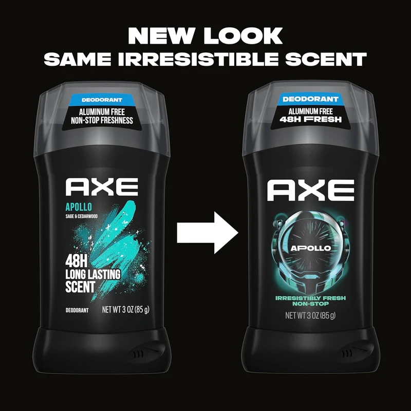 AXE Aluminum Free Deodorant Stick Sage & Cedarwood For Long Lasting Odor Protection Formulated Without Aluminum (3oz) -Pack of 2