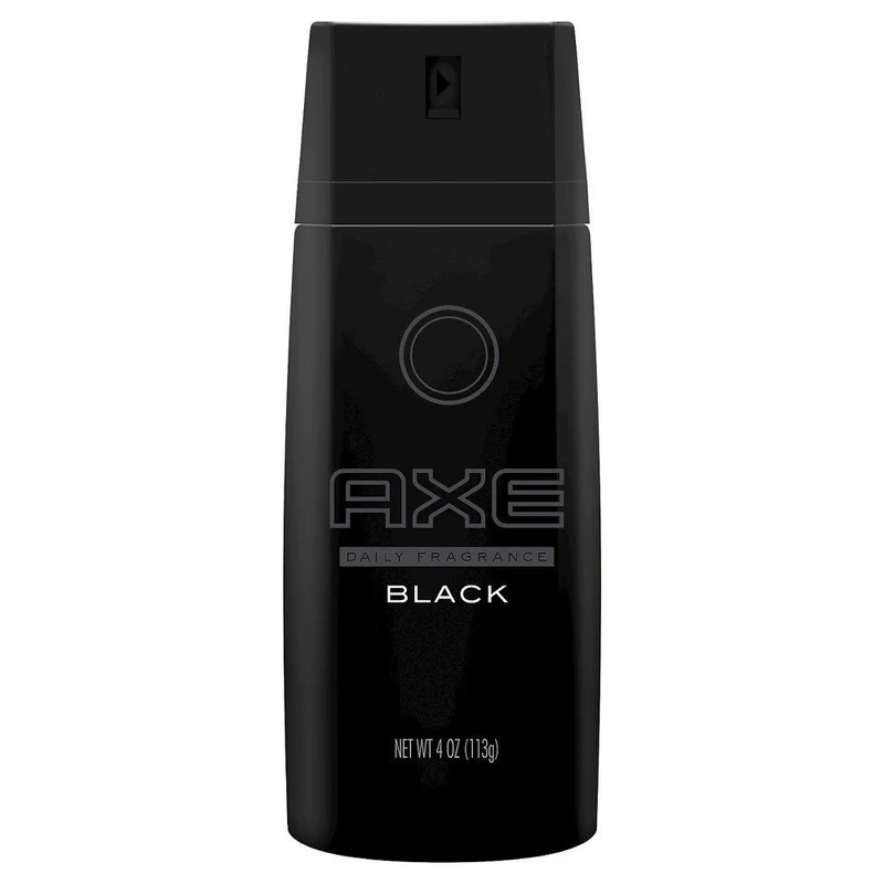 AXE Black Body Spray for Men Daily Fragrance - 4oz (Pack 2)