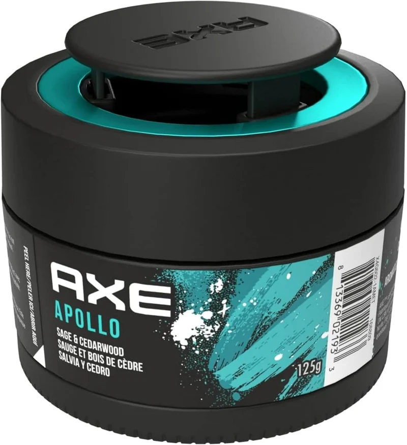 AXE Gel Can Car Air Freshener Apollo Scent ( 1 Pack)