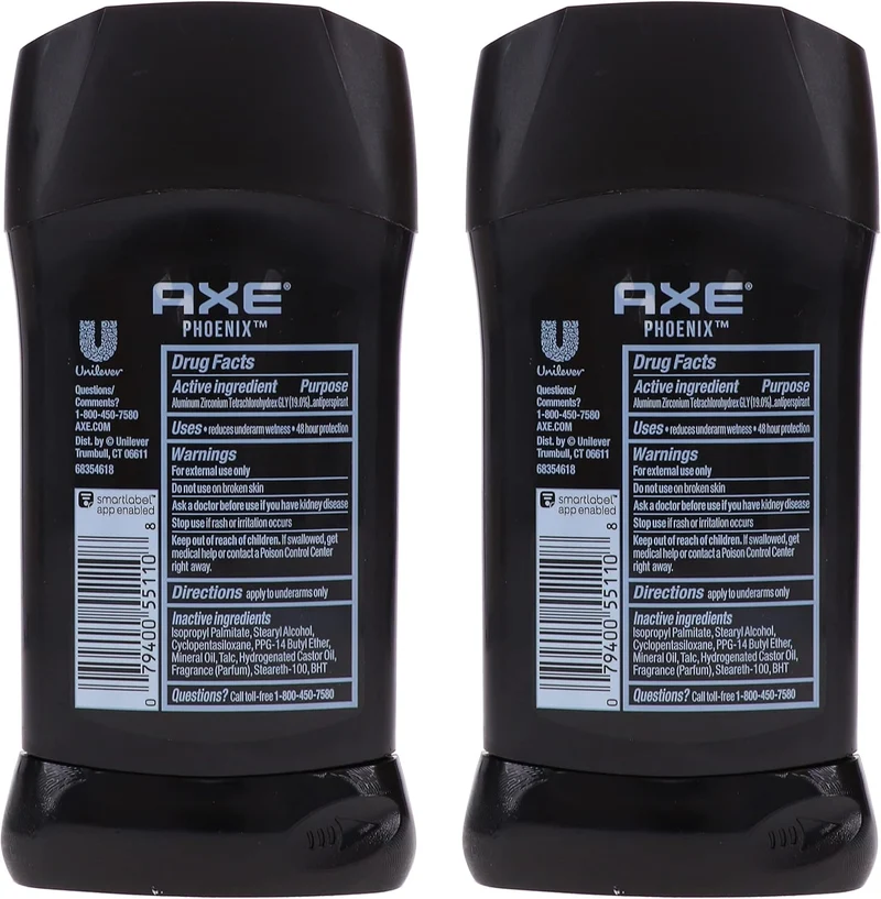 Axe Dry Anti-Perspirant Deodorant Phoenix 48Hr Anti Sweat (Pack of 2)