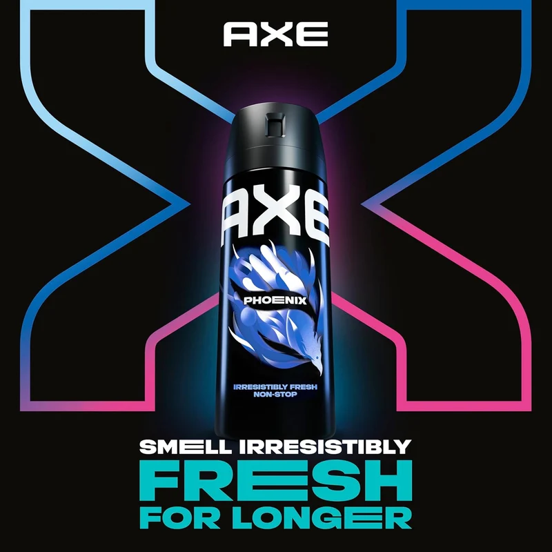 AXE Body Spray Deodorant Phoenix for Long Lasting Odor Protection Deodorant (Pack of 3)
