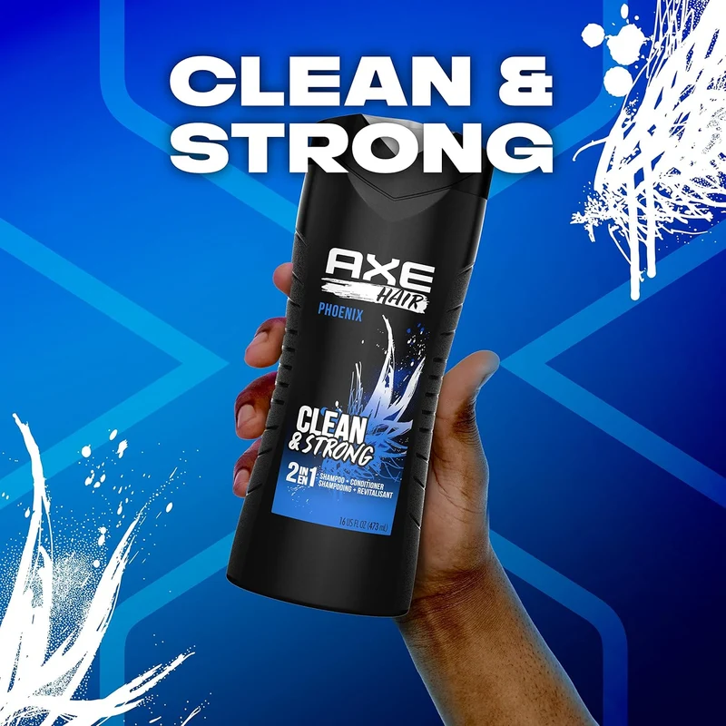 AXE 2 in 1 Shampoo and Conditioner Phoenix - Clean and Strong (16 oz)