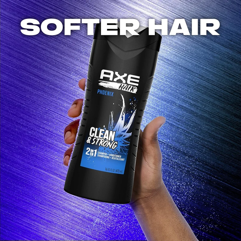 AXE 2 in 1 Shampoo and Conditioner Phoenix - Clean and Strong (16 oz)