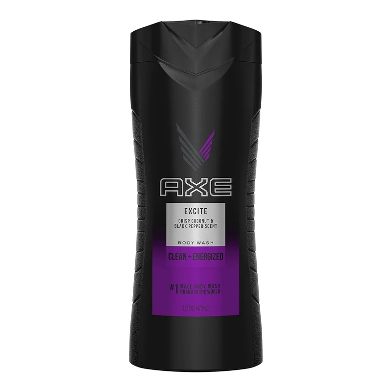 Axe Body Wash - Excite Crisp Coconut & Black Pepper Scent (16oz )
