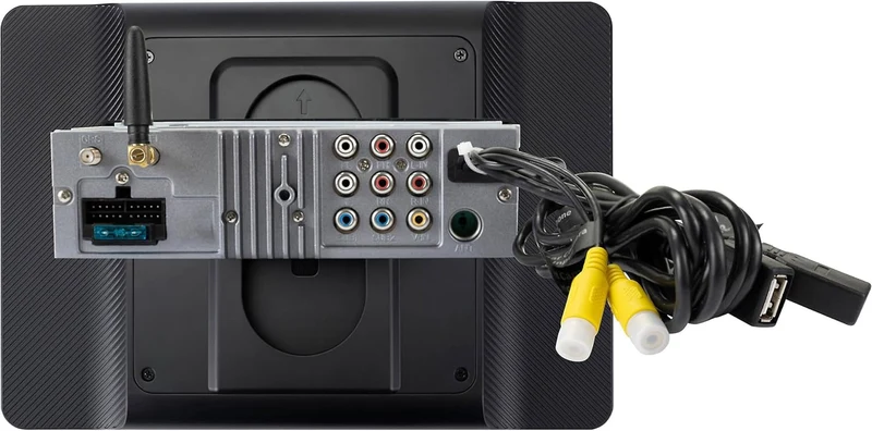 CAR1013 10.1 Inches Apple CarPlay Android Auto Wired or Wireless Single DIN & Double DIN Touchscreen Car Stereo Radio, Bluetooth, Front & Rear Camera Inputs