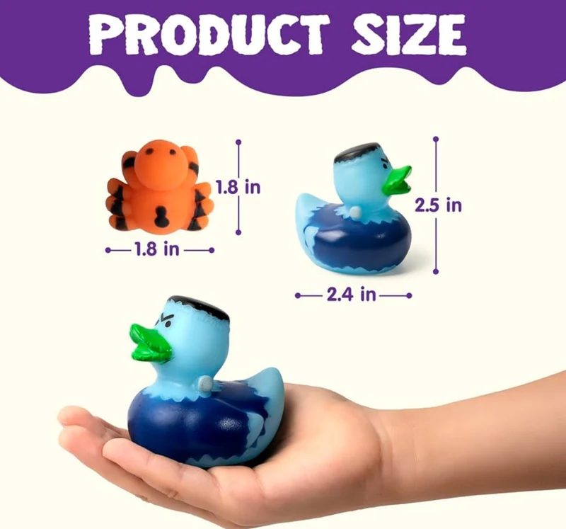 JOYIN Halloween Advent Calendar 2025 with Surprise Toy, 31 Days Holiday CountDown to Halloween with Mochi and Surprise Rubber Duck,Countdown Calendar Toy for Kid Party Favor Supply, Trick or Treating