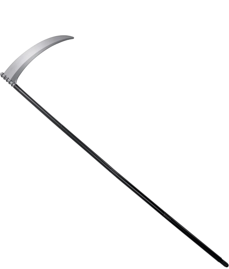 Spooktacular Creations Halloween Grim Reaper Scythe Accessories, 52 inch Grim Reaper's Weapon for Halloween Party, Pretend Play Costume
