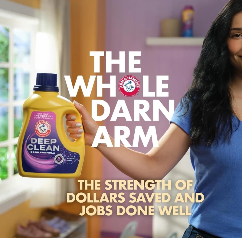 ARM & HAMMER Deep Clean Odor Formula Liquid Laundry Detergent - Radiant Burst Scent (150 Fl Oz)