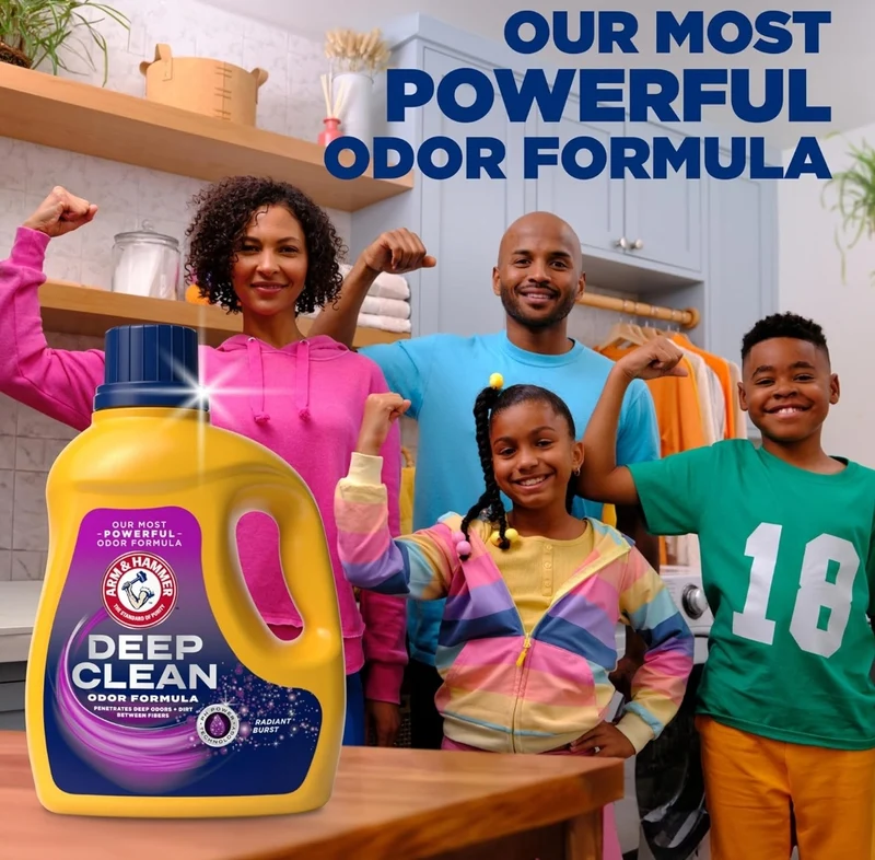 ARM & HAMMER Deep Clean Odor Formula, Liquid Laundry Detergent (102 fl oz)