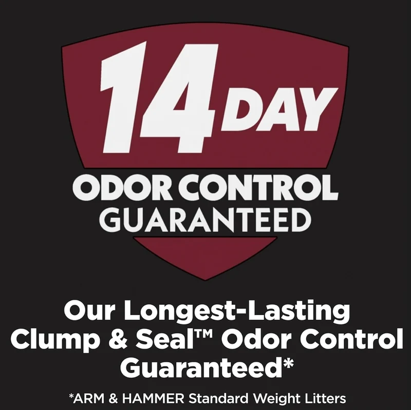 ARM & HAMMER Clump & Seal Platinum Clumping Cat Litter 14-Day Odor Control (27.5 Lbs)