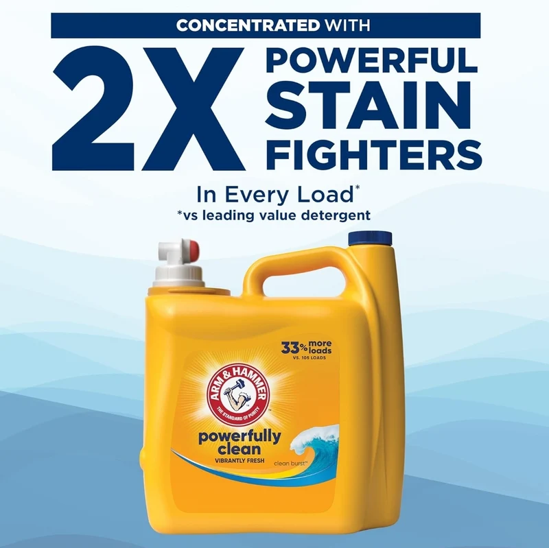 ARM & HAMMER Liquid Laundry Detergent - Clean Burst Fresh (170 fl oz)