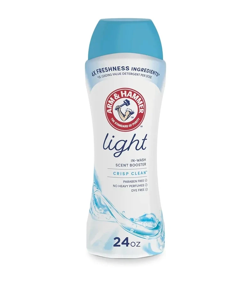 ARM & HAMMER Light In-Wash Scent Booster, Laundry Scent Booster Crisp Clean scent (24 Oz)