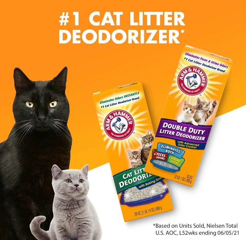 ARM & HAMMER Cat Litter Deodorizer Double Duty - 30 oz (6 Pack)