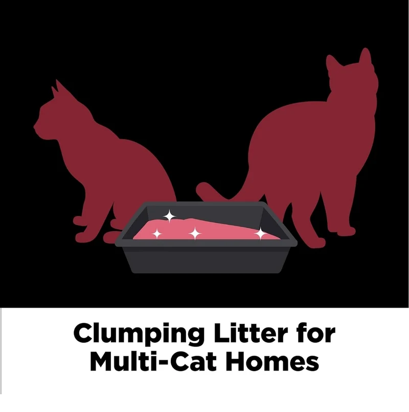ARM & HAMMER Clump & Seal Platinum Clumping Cat Litter Odor Control, Multi-Cat, 14-Day Odor Control (27.5 Lbs)