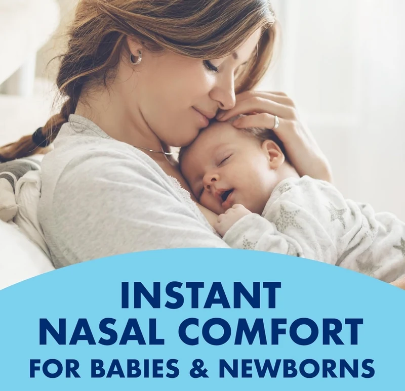 ARM & HAMMER Simply Saline Baby Nasal Mist Saline Spray (1.6 oz) / Pack of 4