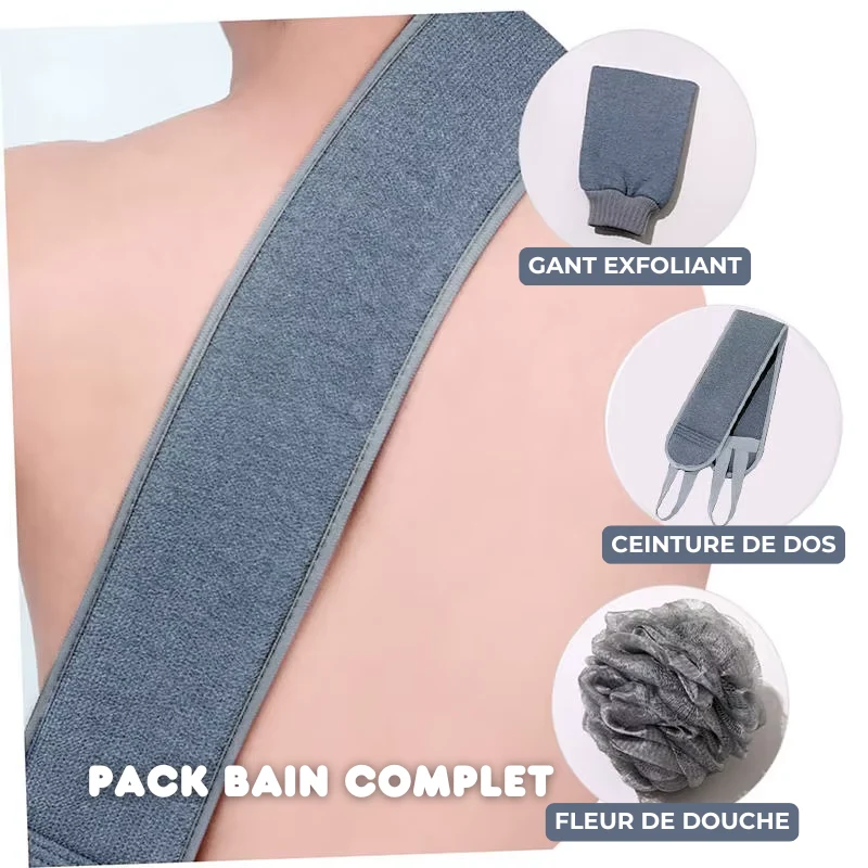 Pack Bain - Ensemble 3PCS exfoliant corporel