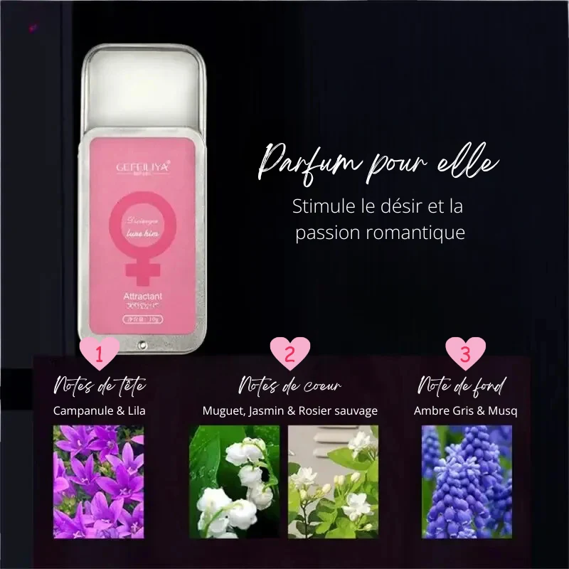 Lot de 2 Parfums Solides Désir Extrême aux Phéromones