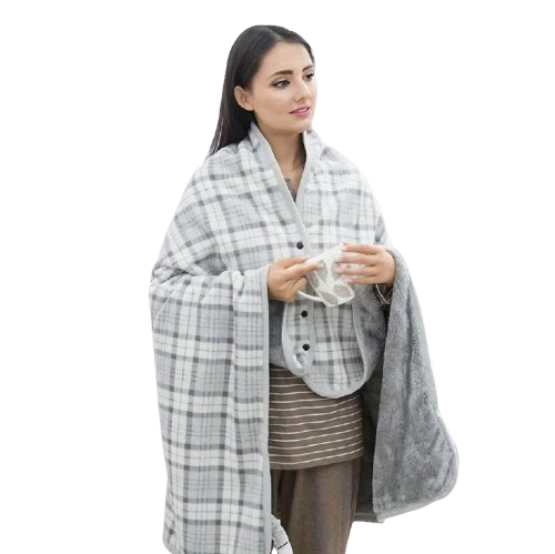 Châle Plaid 2 en 1 - Chaleur et Douceur