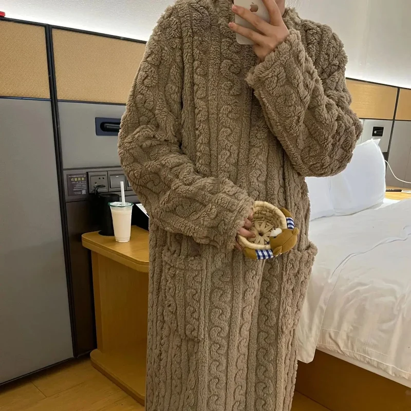 Robe de Nuit en Flanelle ULTRA CHAUDE