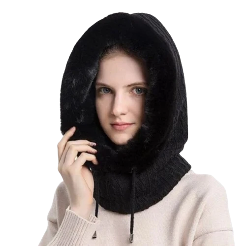 Cagoule capuche en fourrure - 2 en 1