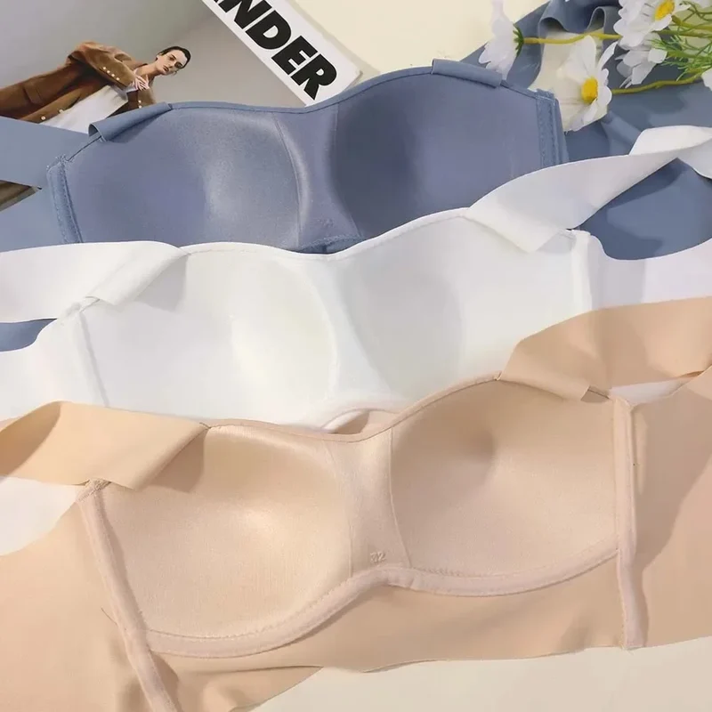 Soutien-gorge Balconnet Sans Couture & Sans Armature en Soie Glacée